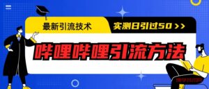 最新引流技术:哔哩哔哩引流方法,实测日引50+-博学技术网