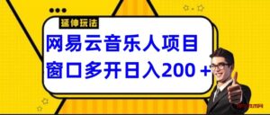 网易云挂机项目延伸玩法，电脑操作长期稳定，小白易上手-博学技术网