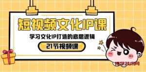 短视频-文化IP课，学习文化IP打造的底层逻辑（21节课）-博学技术网