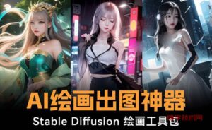 火爆全网Ai绘画神器 Stable Diffusion AI绘画软件包+120G模型+教程-博学技术网