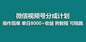 【蓝海项目】视频号分成计划最新玩法，单天收益8000+，附玩法教程-博学技术网