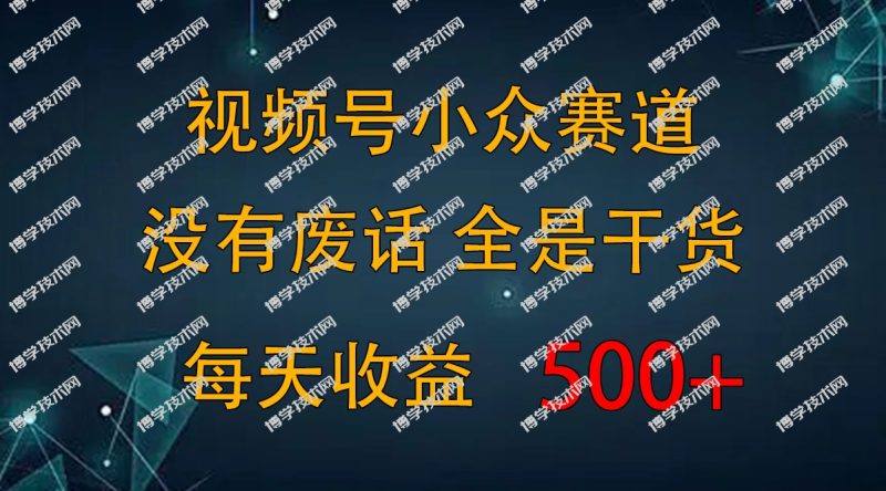 2024视频号新手攻略，今日话题赛道带你日赚300+-博学技术网