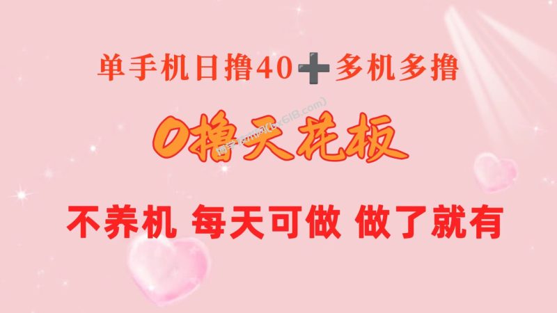 （10670期）0撸天花板 单手机日收益40+ 2台80+ 单人可操作10台 做了就有 长期稳定-博学技术网