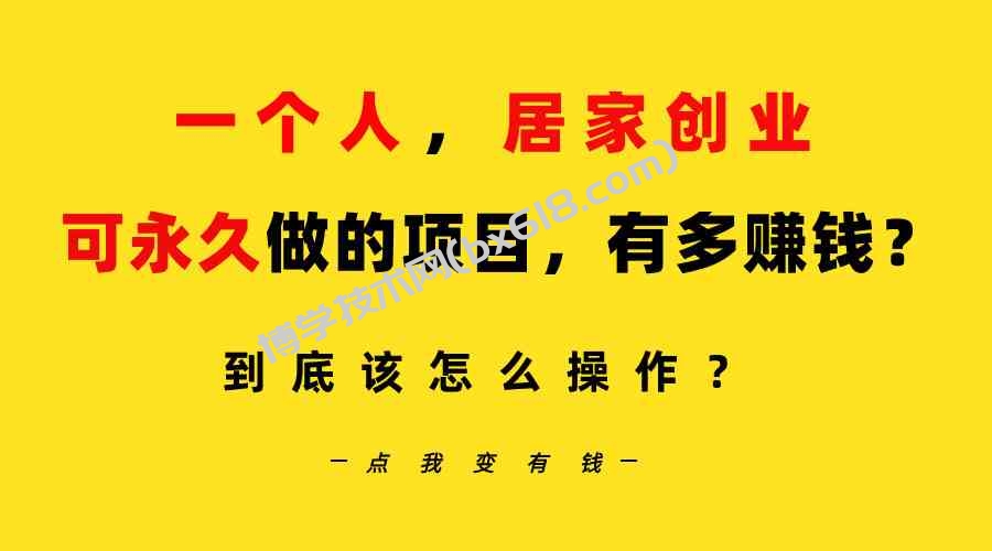（9141期）一个人，居家创业：B站每天10分钟，单账号日引创业粉100+，月稳定变现5W-博学技术网