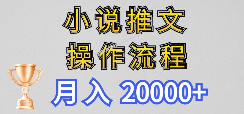 小说推文项目新玩法操作全流程，月入20000+，门槛低非常适合新手-博学技术网