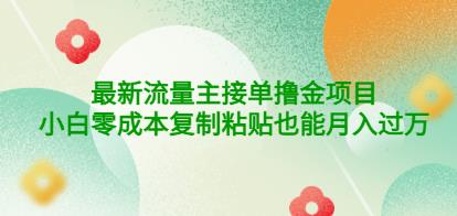 公众号最新流量主接单撸金项目，小白零成本复制粘贴也能月入过万￼￼-博学技术网