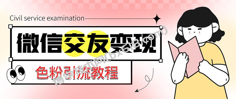 微信交友变现项目，吸引全网LSP男粉精准变现，小白也能轻松上手，日入500+-博学技术网