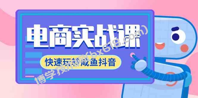 （9528期）电商实战课，快速玩转咸鱼抖音，全体系全流程精细化咸鱼电商运营-71节课-博学技术网
