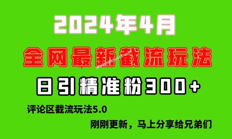 (10179期)刚刚研究的最新评论区截留玩法,日引流突破300+,颠覆以往垃圾玩法,比…-博学技术网
